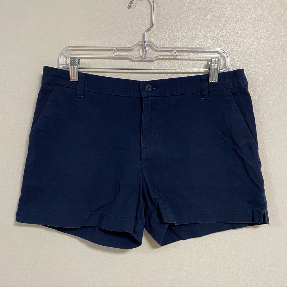 Patagonia Shorts Women’s Size 10 Navy Chino Shorts Organic Cotton - Picture 1 of 15